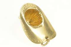 14K Yellow Gold 3D #10 Fireman's Hat Helmet Firefighter Charm/Pendant