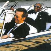 B.B. King and Eric Clapton Riding With The King Autographed Facsimile Signed Album LP