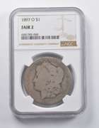 FAIR 2 1897-O Morgan Silver Dollar NGC