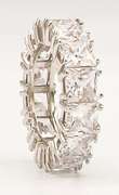 Stunning White Sapphire Eternity Band Ring