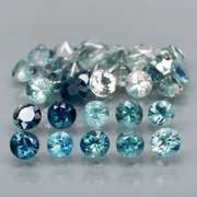 Heated only! 2.97ct diamond cut Australian Sapphire set