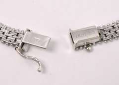 Magnificient Imperial Style Bracelet in 14K White Gold