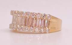 Luxurious 18kt Solid Yellow Gold Diamond Band