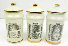 3 Vintage Hummel 1987 Spice Jars