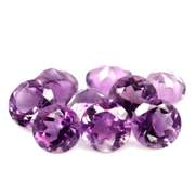 Glittering 17.59ct round cut Brazilian Amethyst set