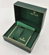 Empty Rolex Oyster Date Just Box, Serial Tag, & Paperwork - NO WATCH