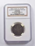 Genuine 1808 East India Co 10 Cash Madras KM-320 Gardner NGC Shipwreck