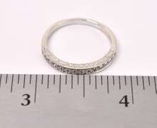 Lovely Diamond Ring In 14K White Gold