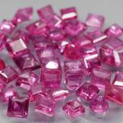 Premium 3.29ct 42 piece princess cut Ruby set