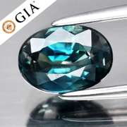 GIA certified! 1.20ct blue green Australian Sapphire
