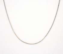 Useful White Gold Cobra Link Necklace