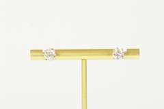 14K Yellow Gold 1.75 Ctw Diamond Solitaire Classic Stud Earrings