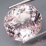 Simply gorgeous 10.83ct UNHEATED whisper pink Morganite