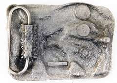 Country Western Music 1984 Bergamot Belt Buckle