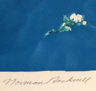 Extremely rare and collectable hand signed Norman Rockwell