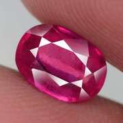 Vivid imperial red 2.16ct oval cut Ruby