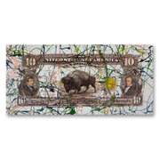 1901 Buffalo Bill ($10) by Steve Kaufman (1960-2010)