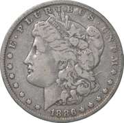 1886-O Morgan Silver Dollar