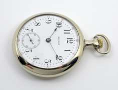 Superb 1903 Waltham Pocket Watch in Nickel