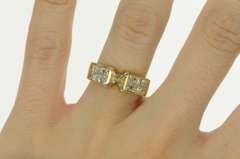 18K Yellow Gold 1.50 Ctw VS Diamond Engagement Setting Ring