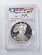 PR69 DCAM 1991-S American Silver Eagle Signed Moy PCGS