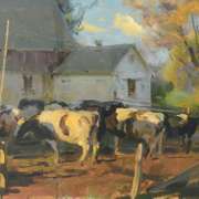 Evening Holsteins by Gerhartz, Dan