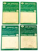 4 Topps 1960 Football Cards