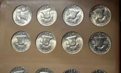 Complete 1948-1963 Franklin Half Dollar Dansco Album