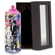 Just Kidding (Pink) by Mr Brainwash