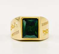 14kt Solid Yellow Gold & Gemstone Ring