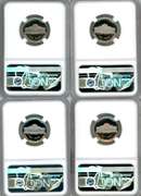 4 High Grade Proof Jefferson Nickels in NGC PF69 Ultra Cameo