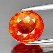 Eye catching 1.50ct tangarine orange Garnet solitaire