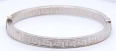 925 Sterling Silver Versache Style Bangle