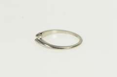 Platinum Classic Contour Vintage Wedding Band Ring