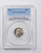 MS66 FB 1951 Roosevelt Dime PCGS Fantastic Tone