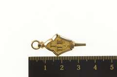 10K Yellow Gold Gamma Pi Epsilon Ornate Greek Letter Lapel Pin/Brooch