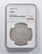 FAIR 2 1889-O Morgan Silver Dollar NGC