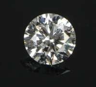 GIA 0.51 Ct Round Brilliant Cut D Color I1 Clarity Diamond