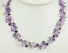 Beautiful Amethyst Cluster Necklace
