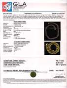 Glamorous 18.11CTW Oval Cut Ruby & 3.08CTW Diamond Necklace, Designed by Oscar Friedman