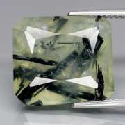 Collectors 15.26ct rutilated Prehnite
