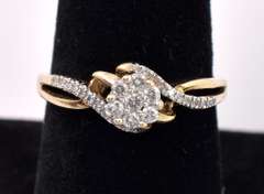 Stunning Diamond Ring In Gold