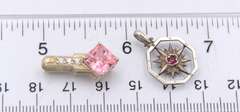 Group Lot of Vintage 925 Sterling Silver Pendants