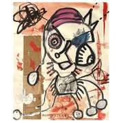 Looking In Silence by Kostabi Original