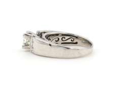 Dazzling White Gold Princess Cut Diamond Engagement Ring