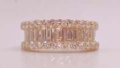 Luxurious 18kt Solid Yellow Gold Diamond Band