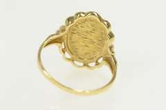 14K Yellow Gold G B D Monogram Initial Name Letter Vintage Ring