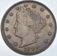 1907 Liberty V Nickel