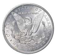 1884-CC Morgan Silver Dollar Misaligned Die ERROR