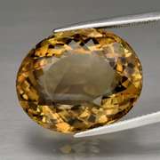 Very rich 24.05ct top burnished gold unheated Citrine